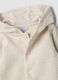 Tutina beige con cappuccio in misto cotone organico_2