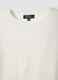 White cotton and linen blend short-sleeve T-shirt, regular fit_5