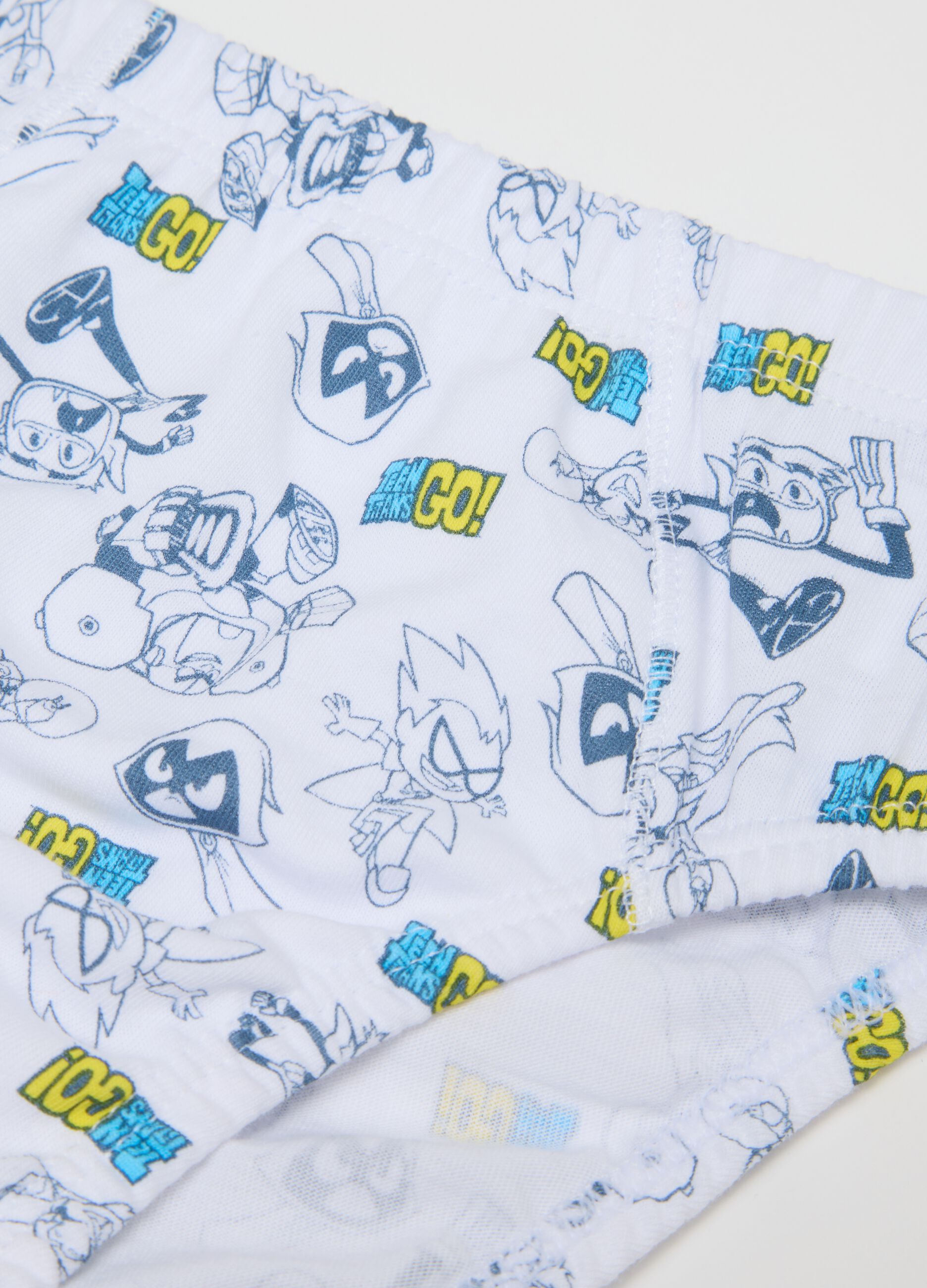 Multipack boys' briefs in pure cotton multicolour regular fit