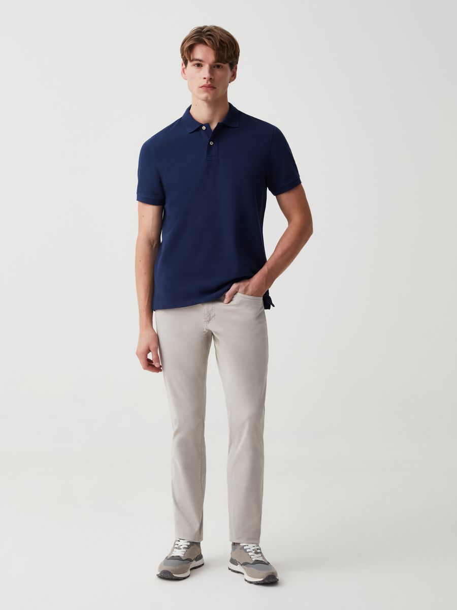 5-pocket, regular-fit trousers_0