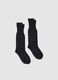 Two-pack of long blue cotton socks_0