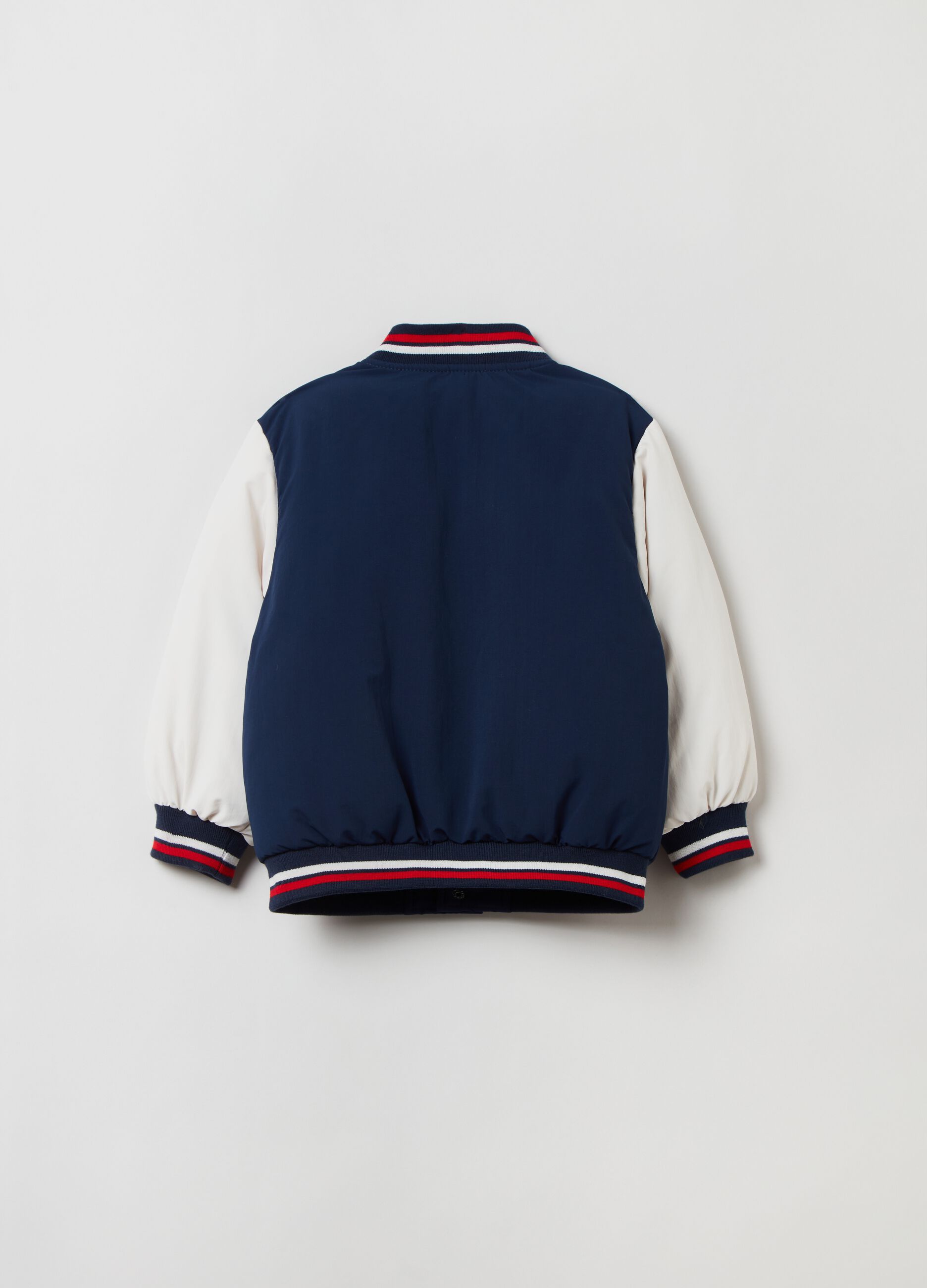 Bomber varsity imbottito con patch_1