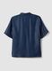 Blue pure lyocell short-sleeve shirt, regular fit_5