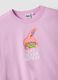 Regular fit pink pure cotton T-shirt with Patrick Star print_1