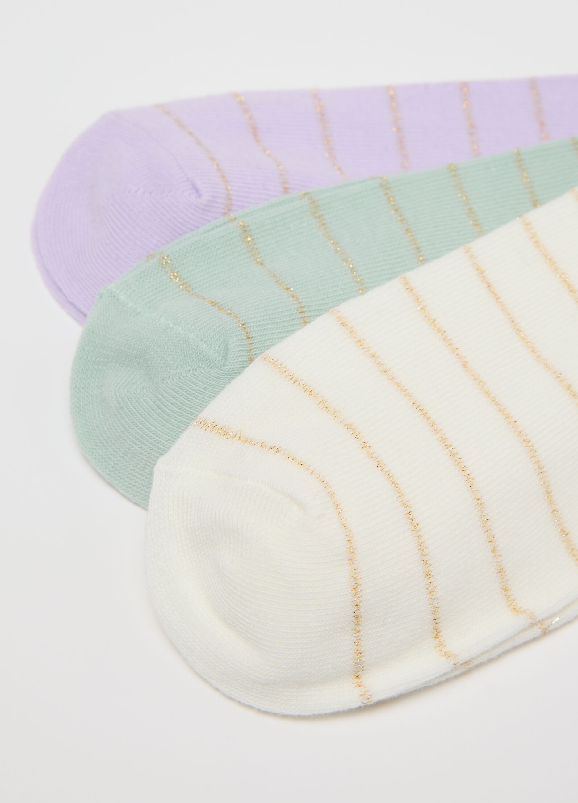 Multicolour Stretch Cotton Blend Socks