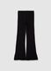 Girls' Black Flare Stretch Cotton Trousers_4