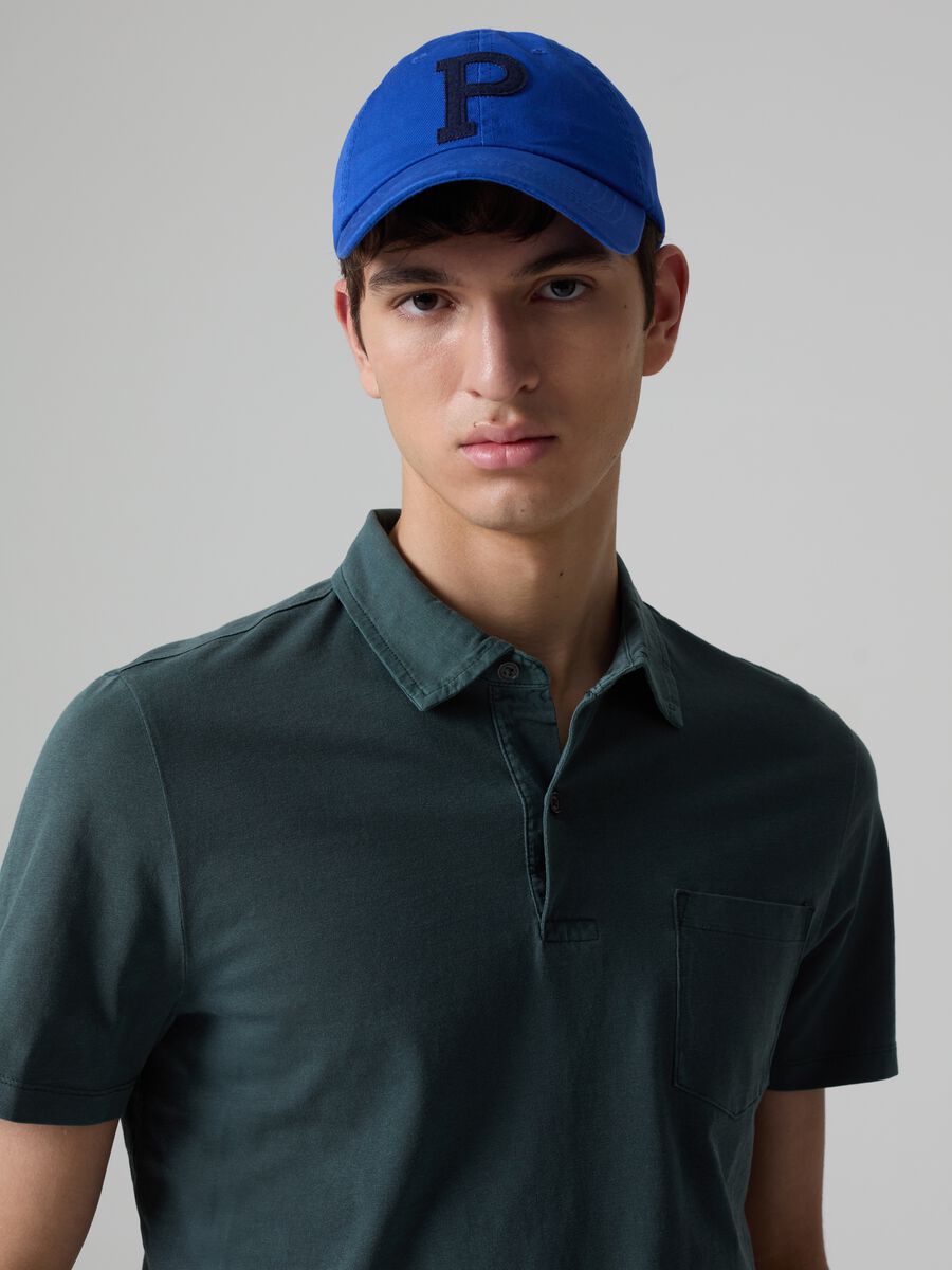 Jersey polo shirt with pocket_1