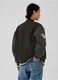 Varsity bomber jacket with glossy-effect sleeves_2