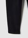 Girls' Black Stretch Cotton Slim Fit Leggings_3