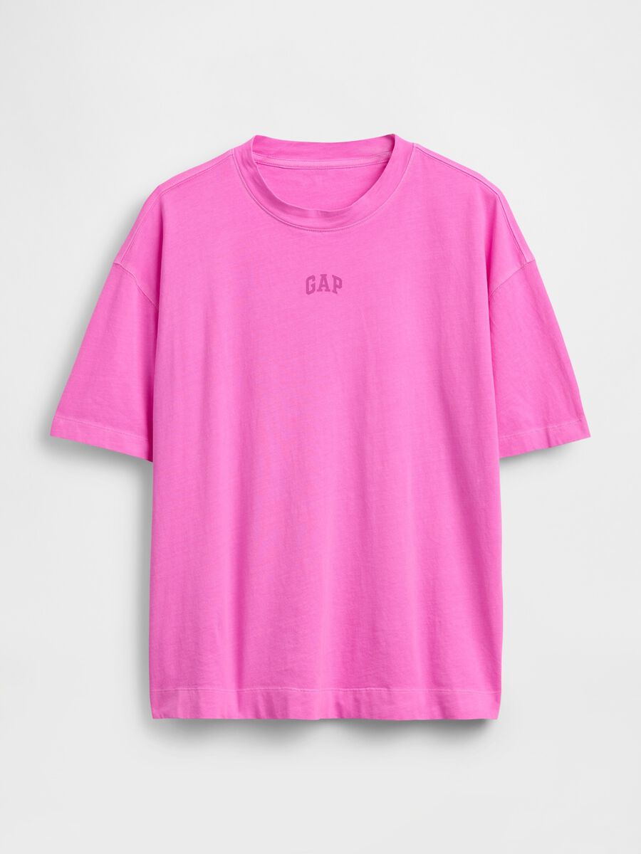 T-shirt a maniche corte in puro cotone_4