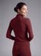 Red fitted full-zip jacket in stretch fabric &ndash; ALTAVIA STUDIO_1