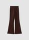 Leggings marroni flare in tessuto elasticizzato traspirante ALTAVIA STUDIO_6