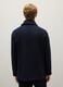 Blue regular fit wool blend jacket with zip_2