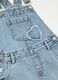 Pinafore in denim with heart embroidery_2