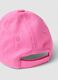 Pink pure cotton baby girl's cap with strawberry_2
