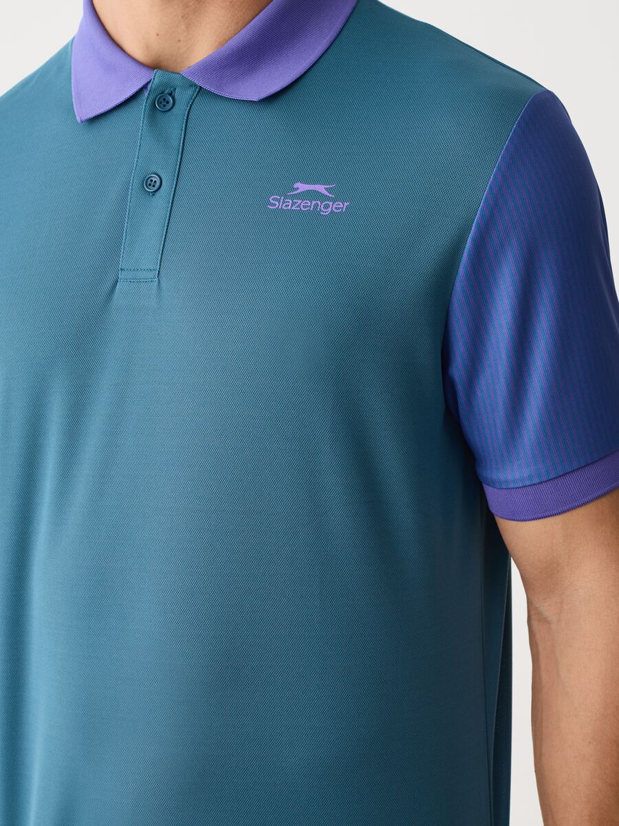 SLAZENGER polo shirt in technical fabric_3
