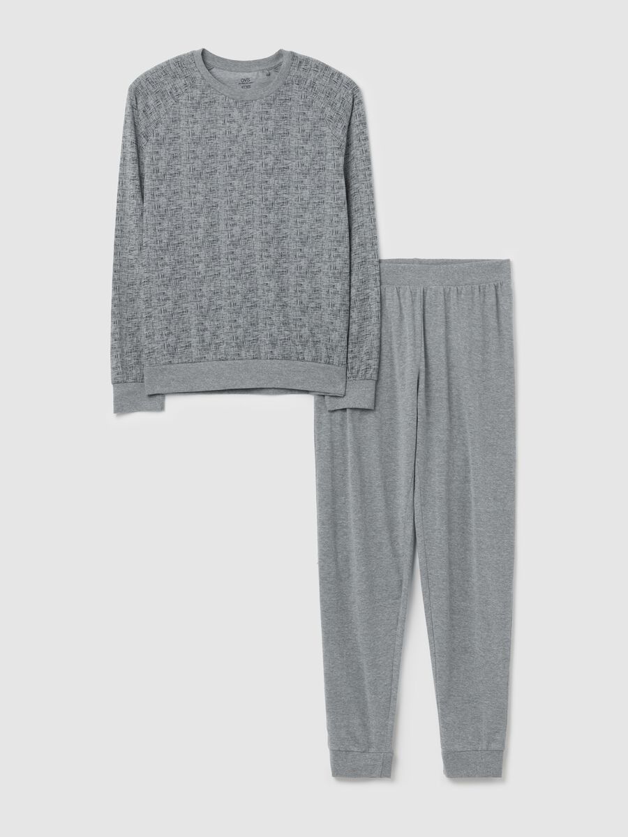 Cotton pyjamas with print_4