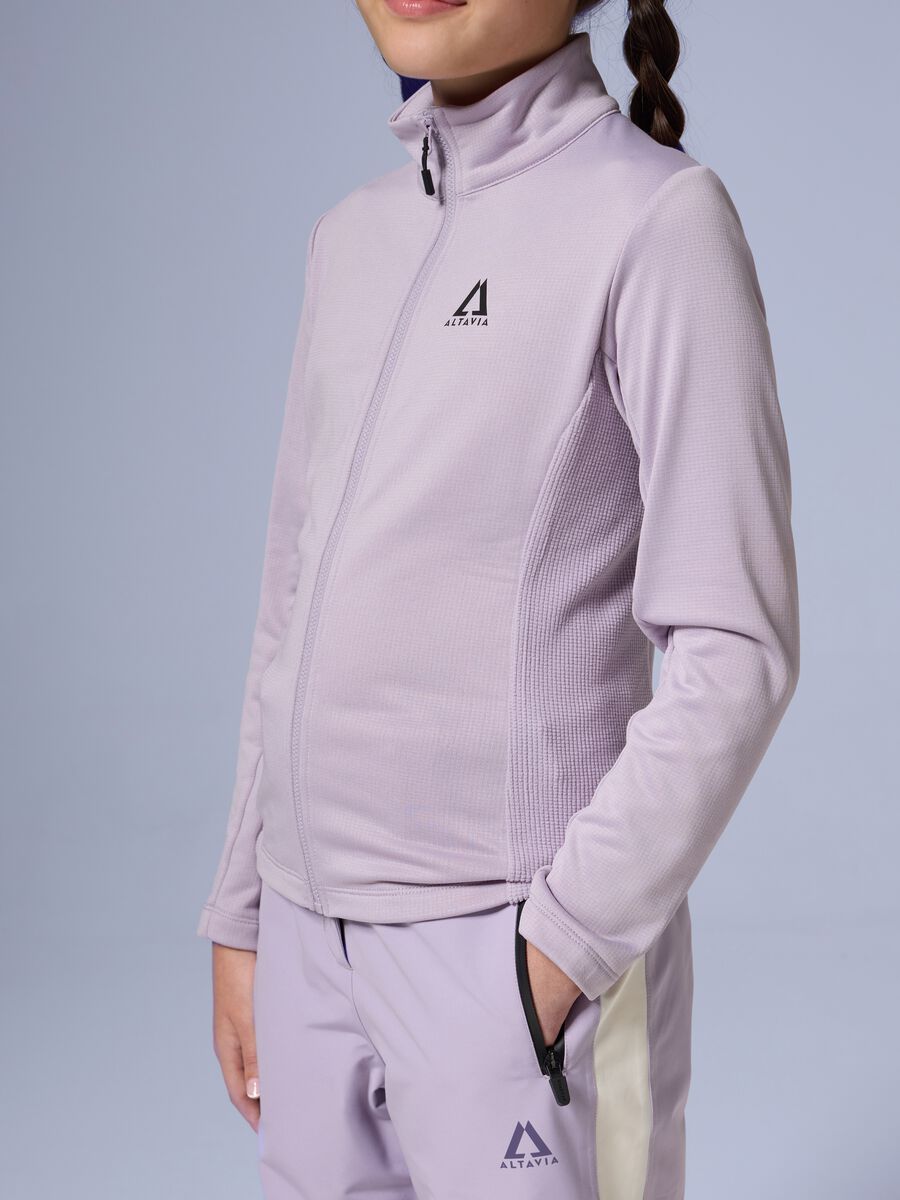 ALTAVIA WITH DEBORAH COMPAGNONI Full Zip Waffle Fleece_3
