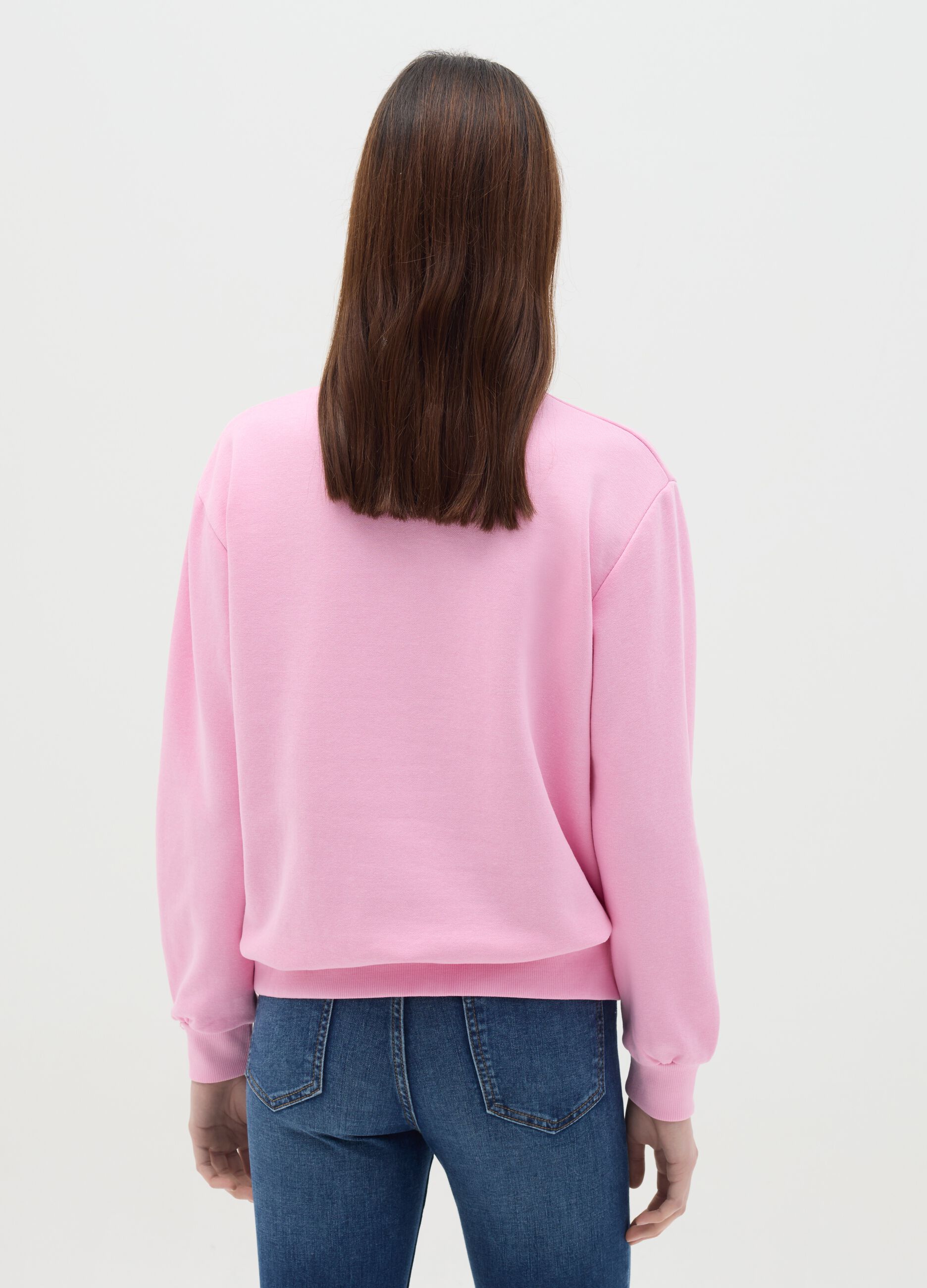 Pink sweatshirt with Kuromi print