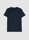 Blue regular-fit Supima cotton crew-neck T-shirt_6