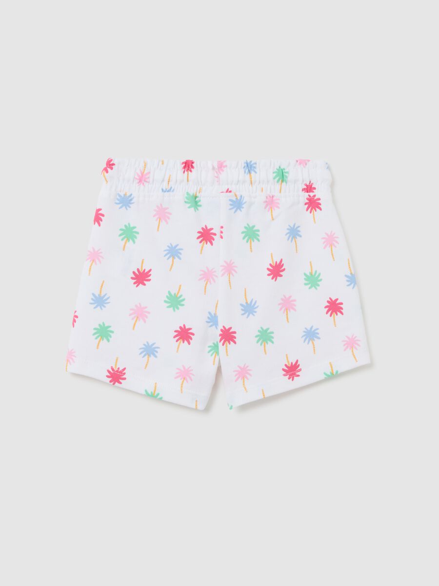 Newborn cotton shorts in multicolour with regular fit_1