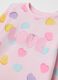 Velour pyjamas with multicoloured hearts print_2