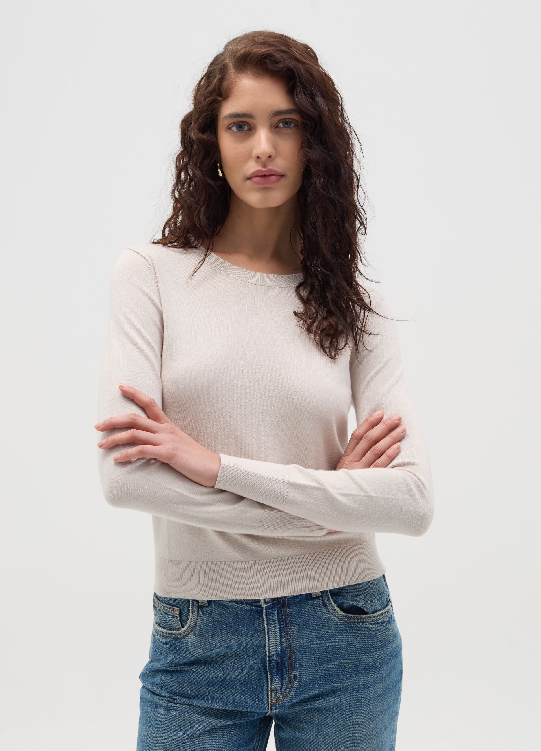 Slim-fit pullover