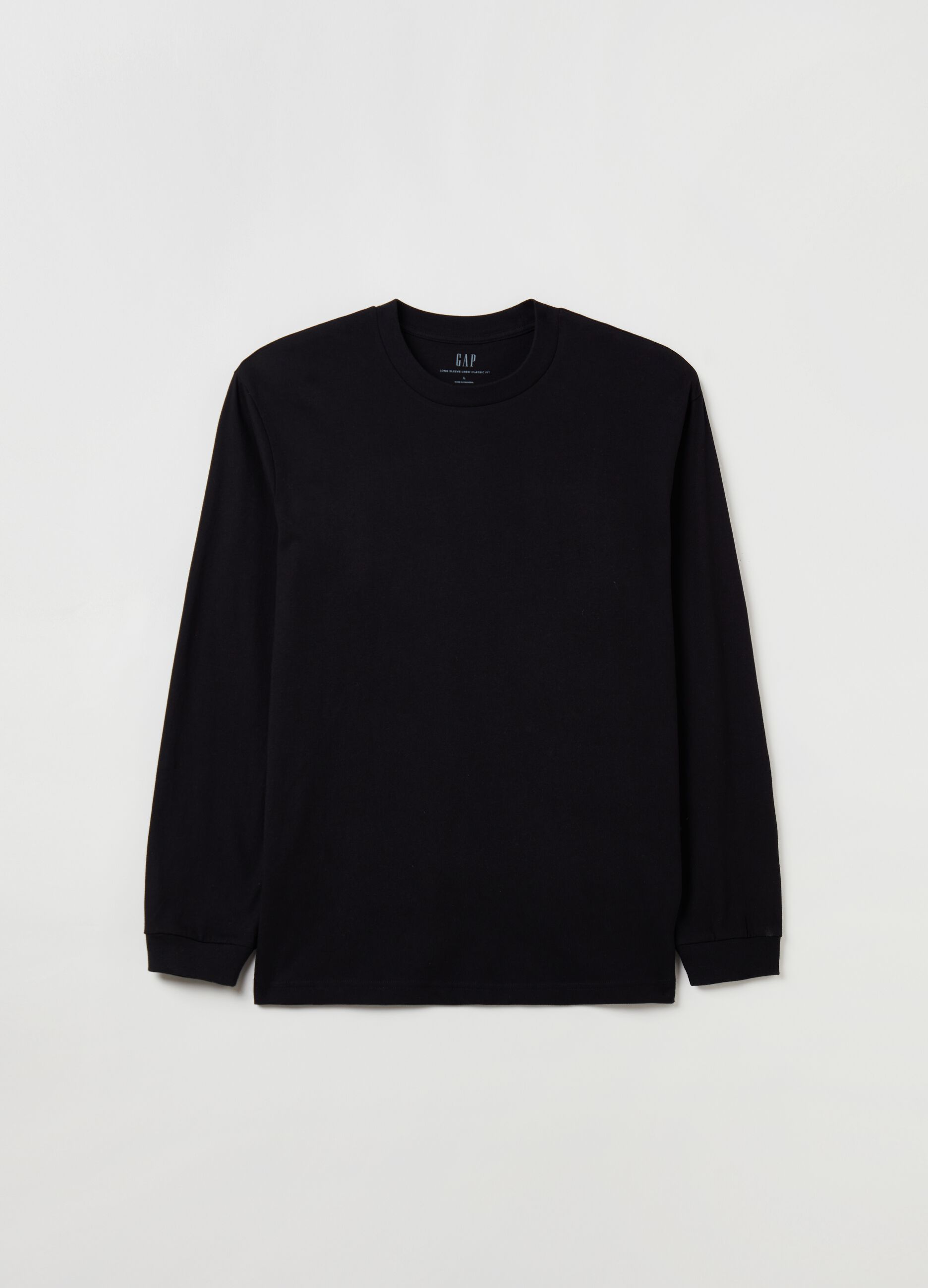Felpa girocollo in cotone bio