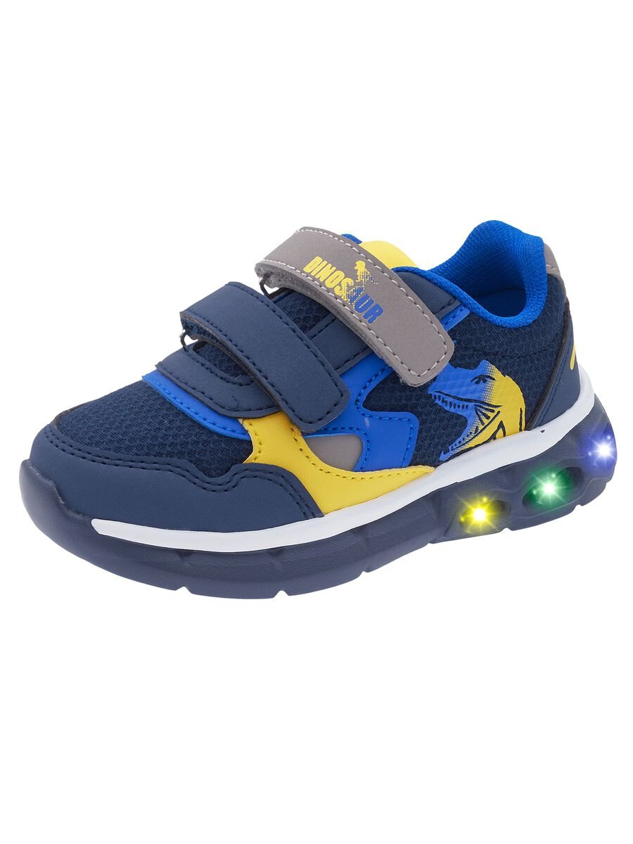 Blue children's sneakers with lights_0