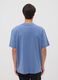 Blue pure cotton Peanuts print T-shirt, relaxed fit_3