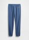 Cotton Blend Joggers with Logo_3