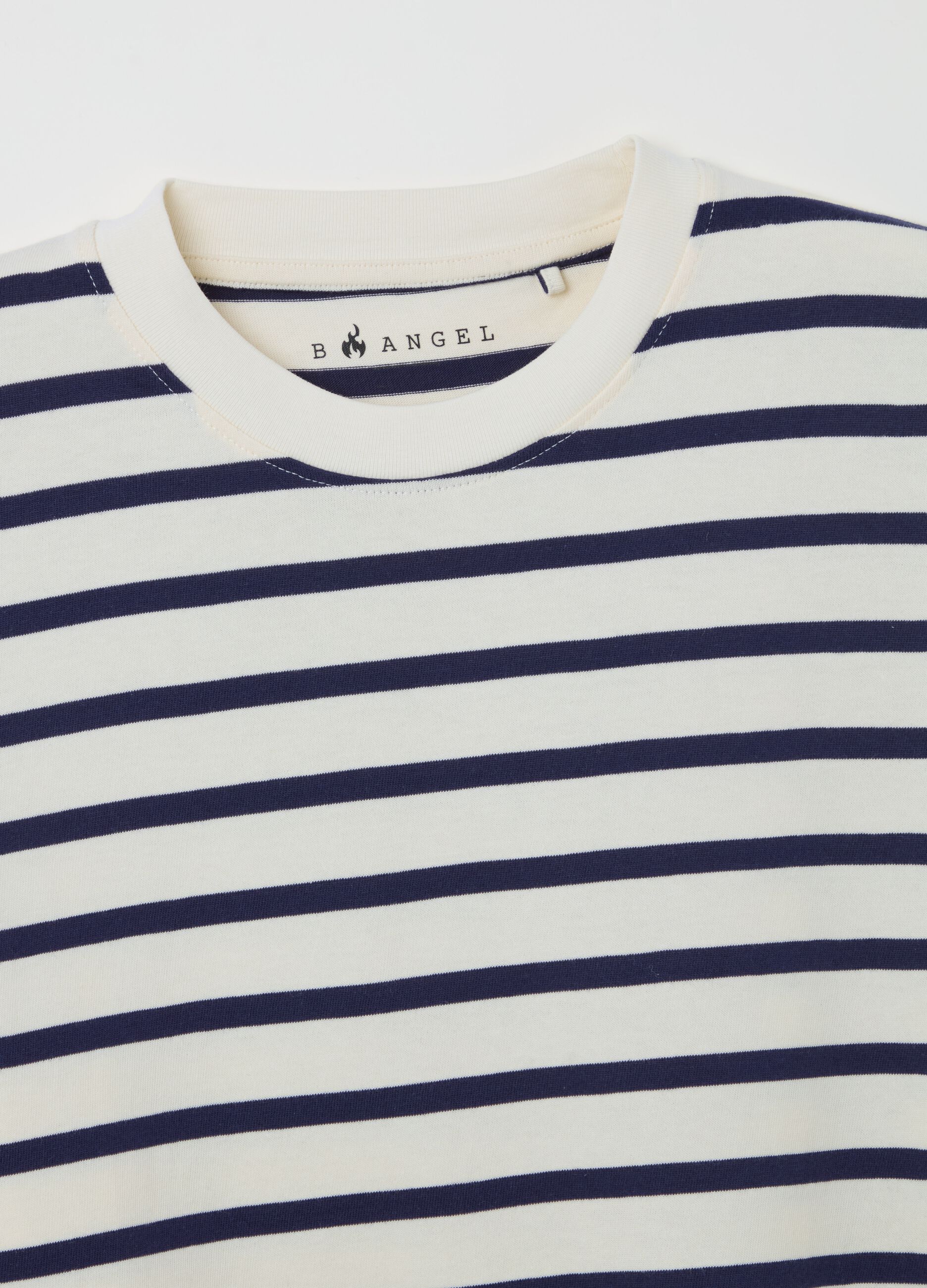 T-shirt in cotone a righe