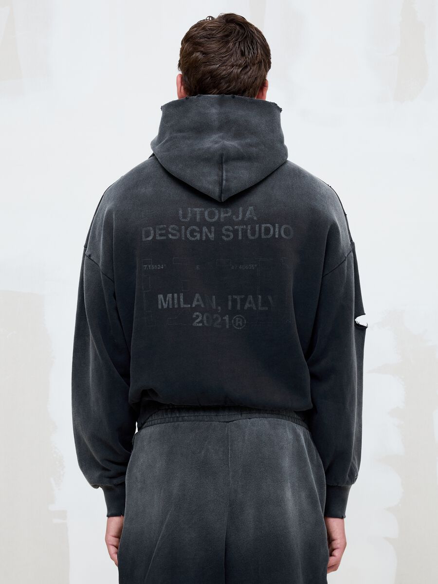 Hoodie Sunfaded Black_4