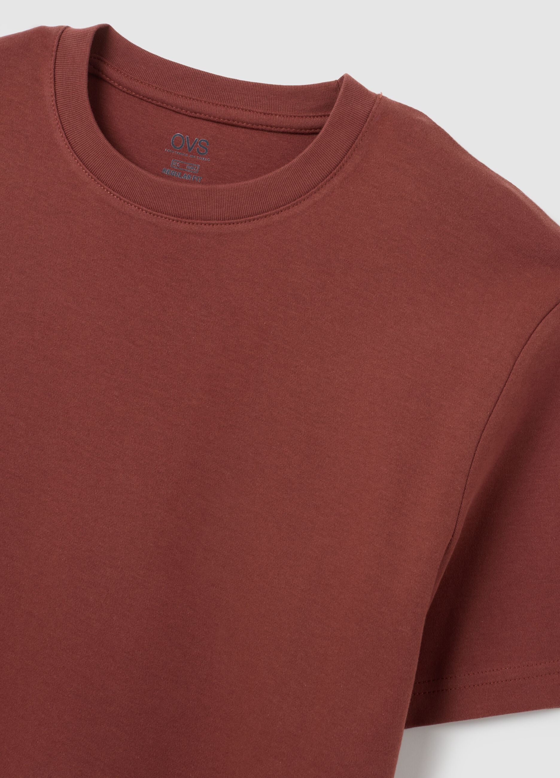 Red Cotton T-shirt
