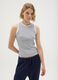 Women's sleeveless multicolour pure cotton top_0