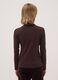 Brown pure cotton crew-neck T-shirt_3