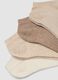 Multipack di sette calzini beige in cotone organico elasticizzato_2