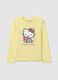 Long-sleeved Hello Kitty T-shirt with diamantés_0
