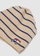 Colourful striped stretch cotton cap for children_1