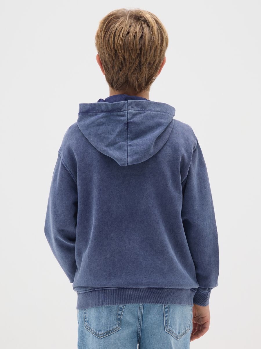Boy's pure cotton blue regular fit sweatshirt_2
