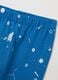 Baby blue pure cotton regular fit pyjamas_3
