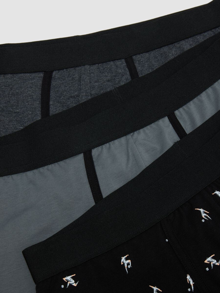 Tripack di boxer neri in cotone jersey organico elasticizzato_1