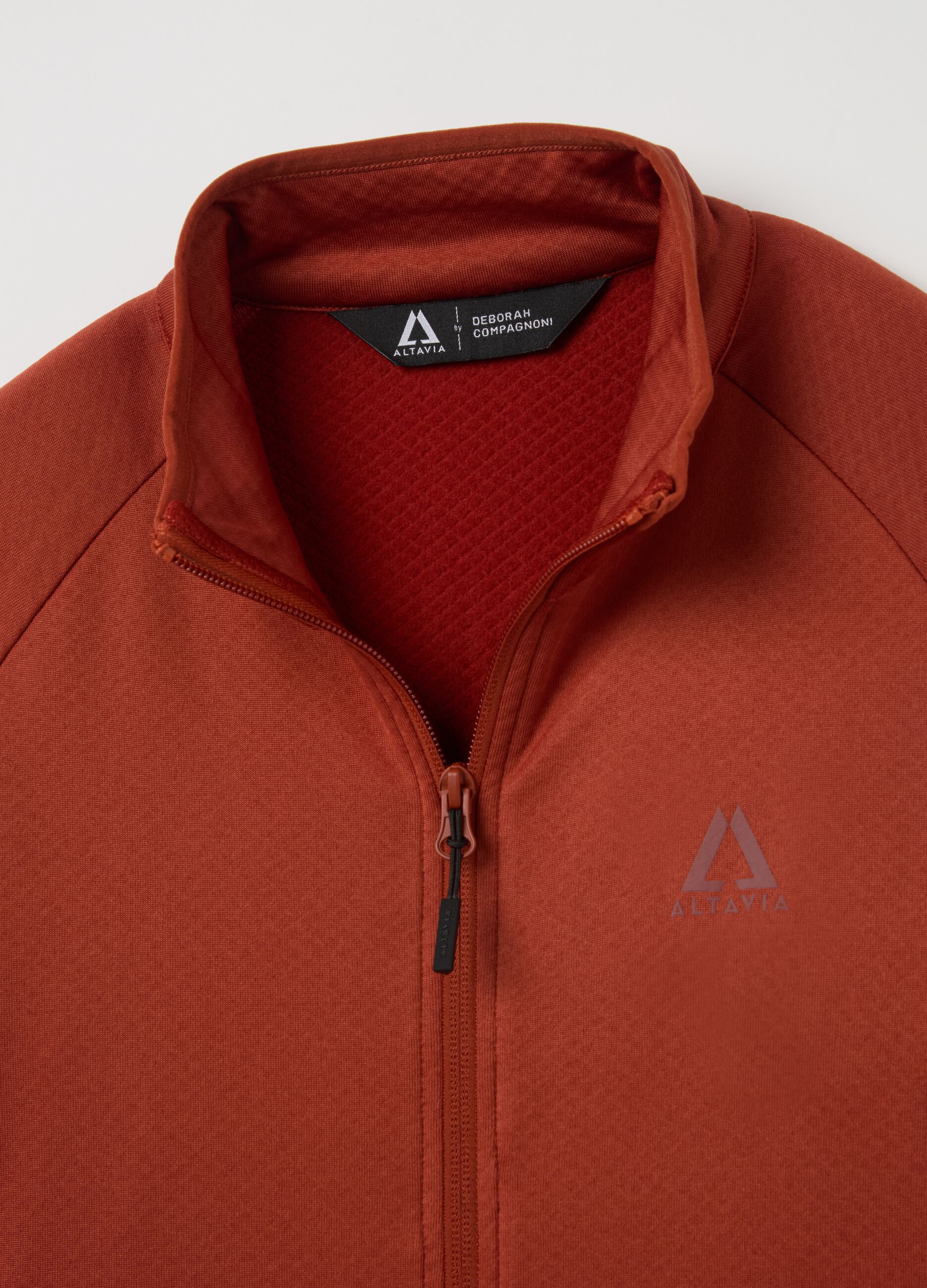 ALTAVIA WITH DEBORAH COMPAGNONI full-zip waffle fleece