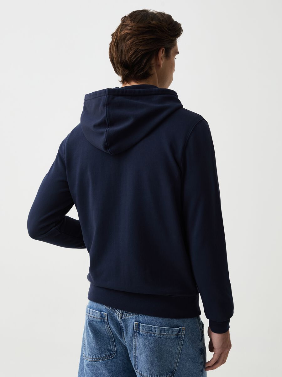 Organic cotton full-zip sweatshirt with hood_2