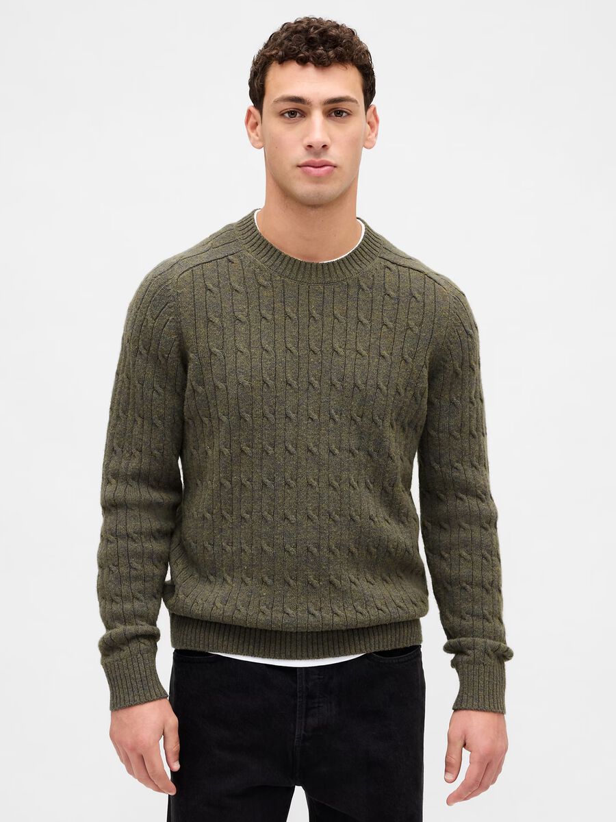 Green Wool Jumper_0