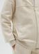 Boys' beige pure cotton hoodie regular fit_2