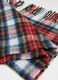 Multicolour Checked Scarf with Fringes_1