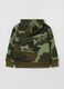 Camouflage sweatshirt with hood and logo_1