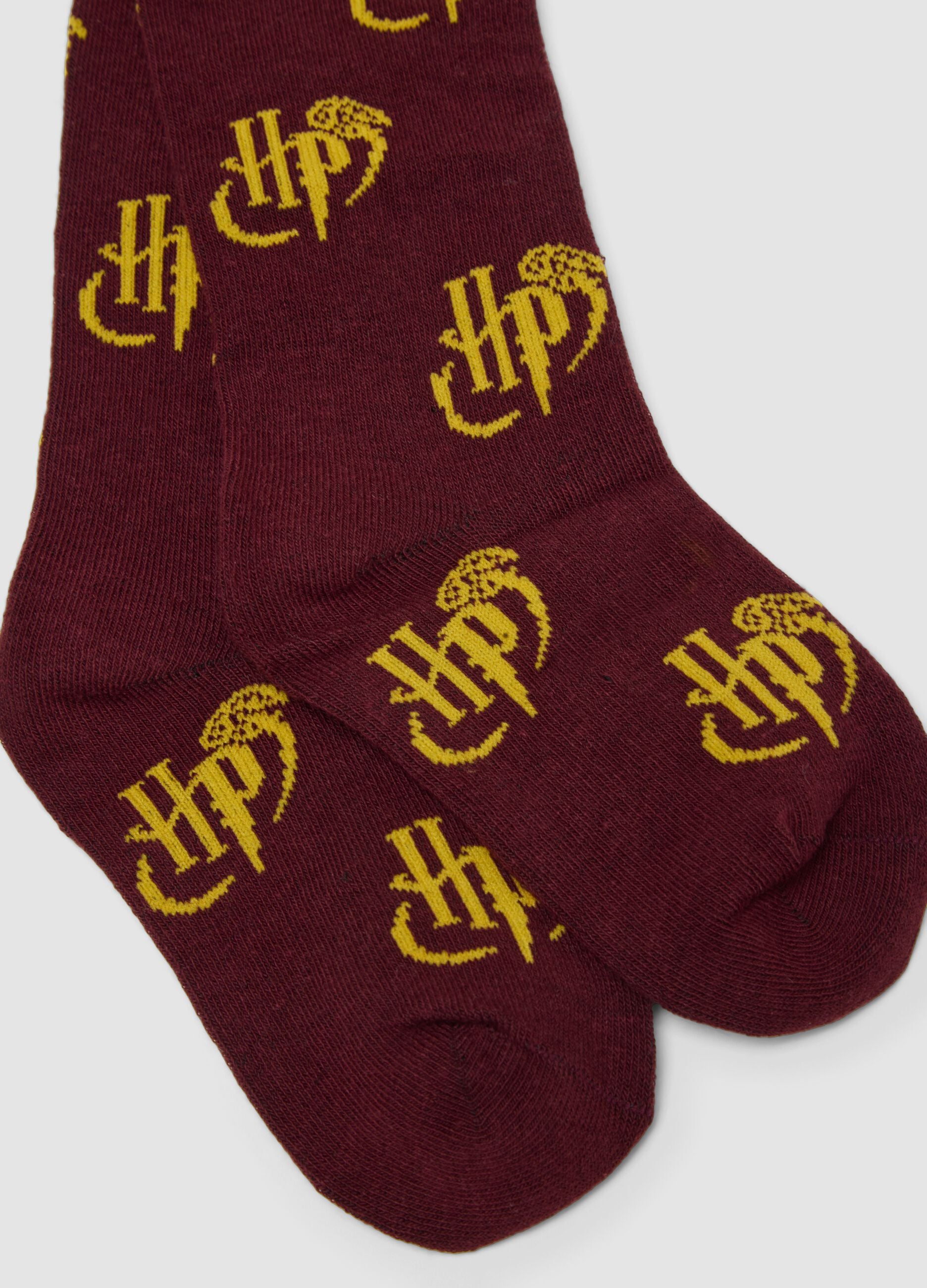 2-pack of Harry Potter long socks in organic stretch cotton