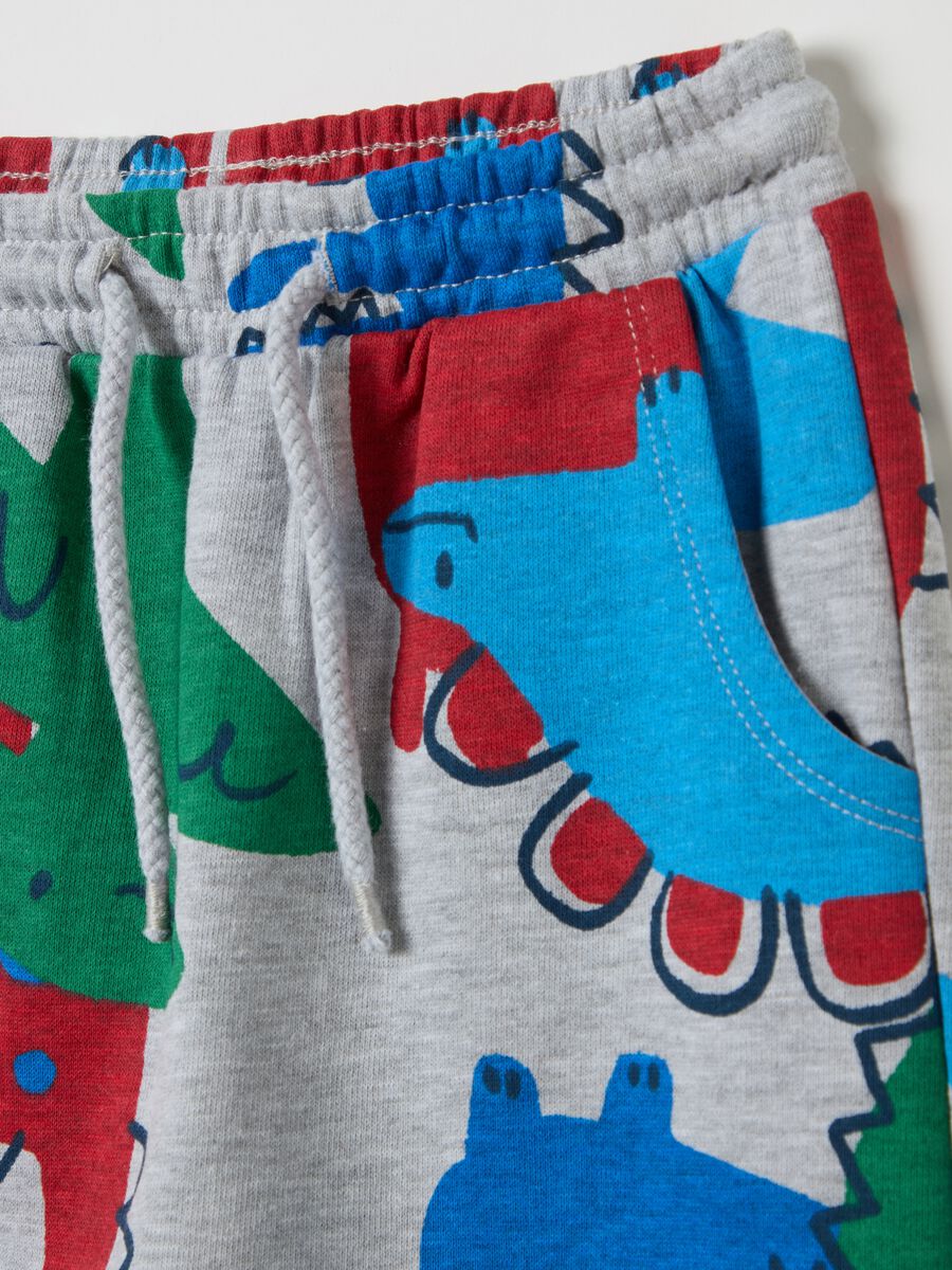 Joggers with all-over dinosaurs print_2